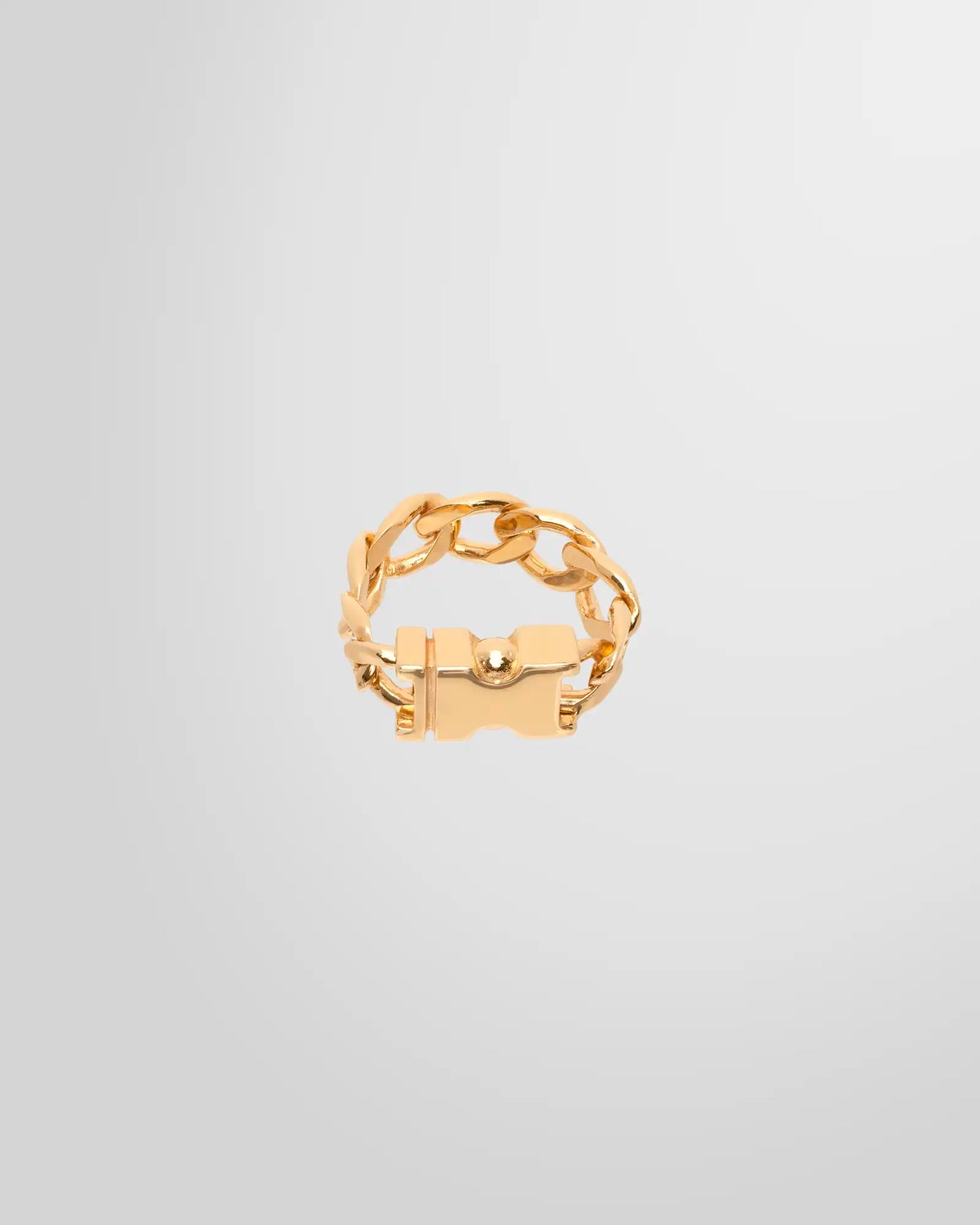 Alan Crocetti Gold Maxi Unity Curb Chain Ring