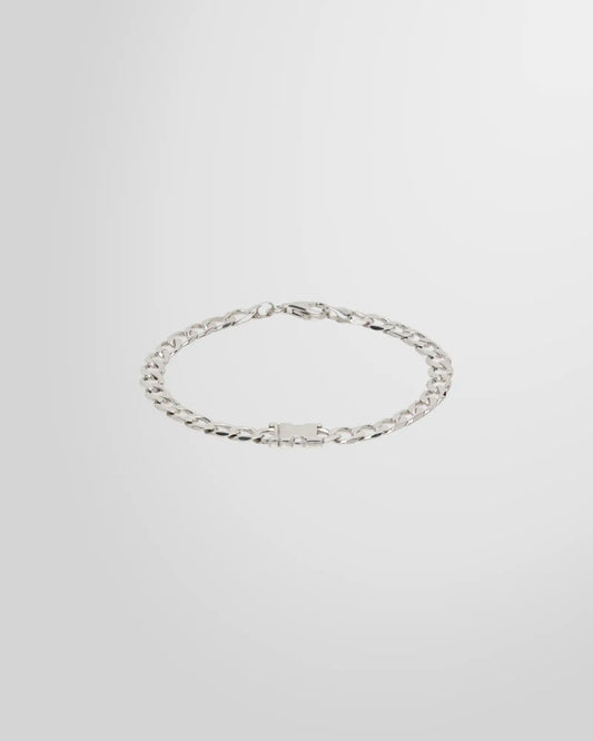 Alan Crocetti Unity Curb Silver Chain Bracelet
