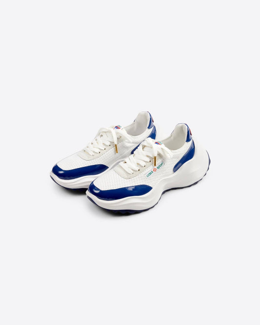 Casablanca Atlantis White & Navy Sneakers