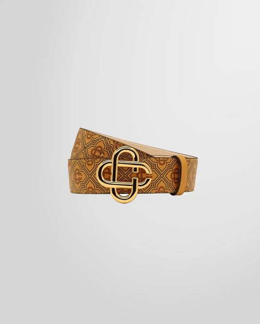 Monogram CC Logo Buckle Belt