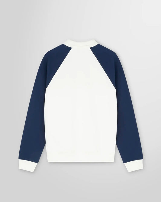 Casablanca color block quarter zip sweatshirt back view