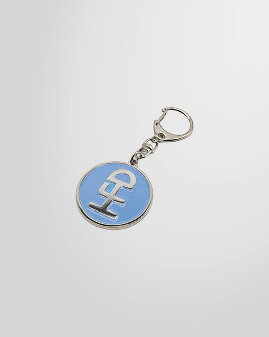Honey Dijon Logo keyring in blue