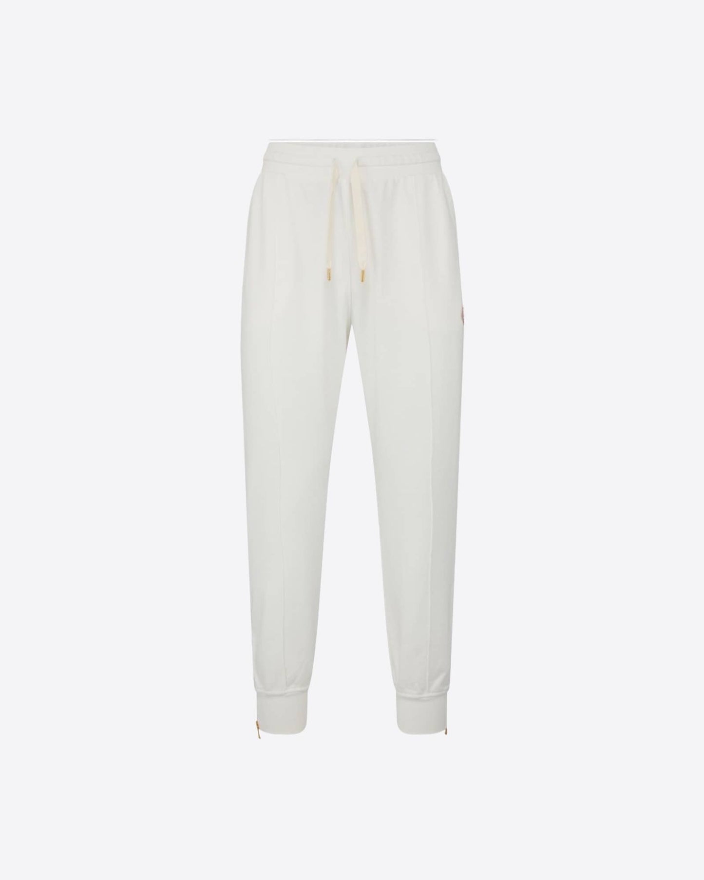 Pantalón de chándal con cremallera en el dobladillo