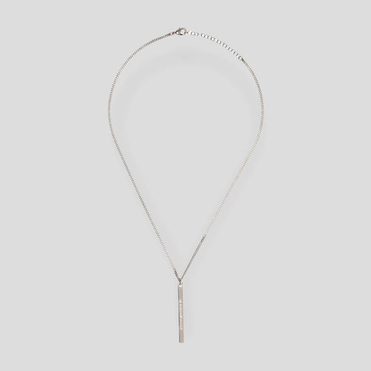 Logo Tab Chain Necklace