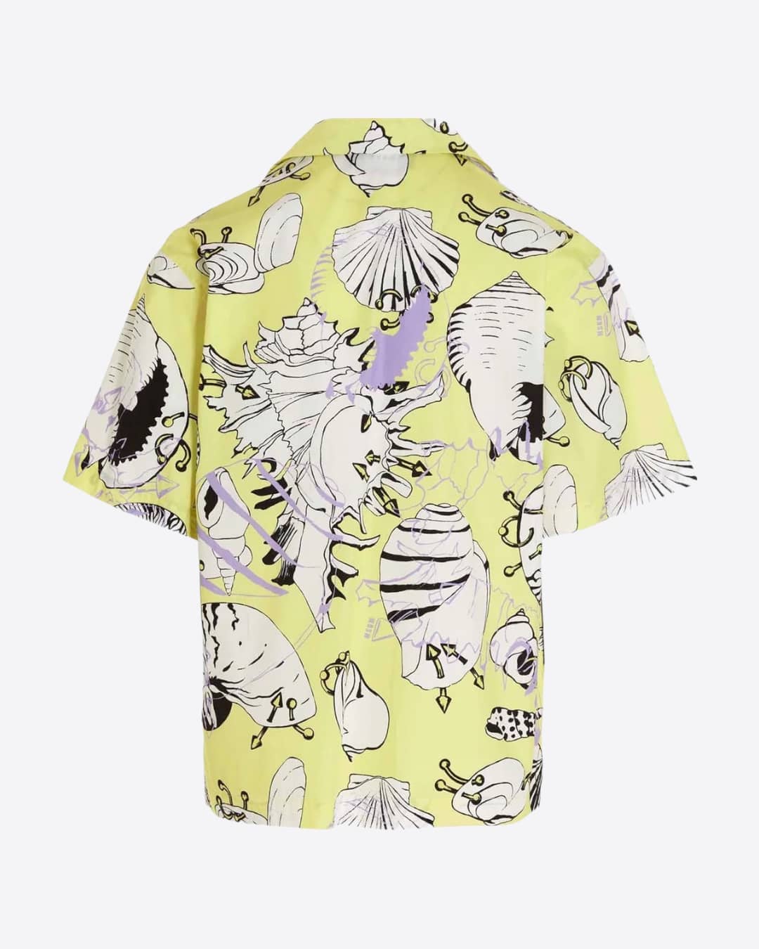 Camisa de bolos con estampado de conchas Punky
