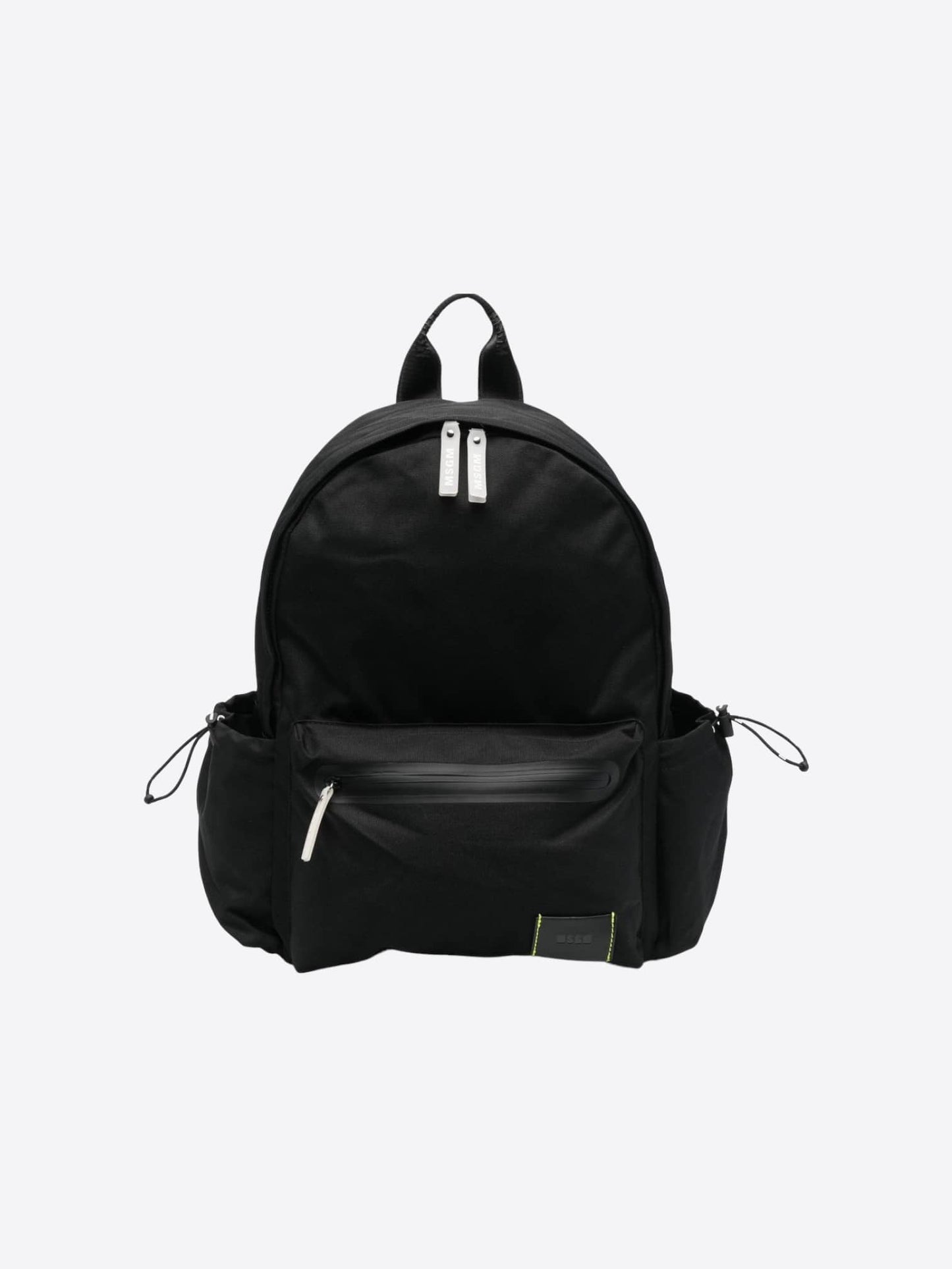 mochila con parche de logo