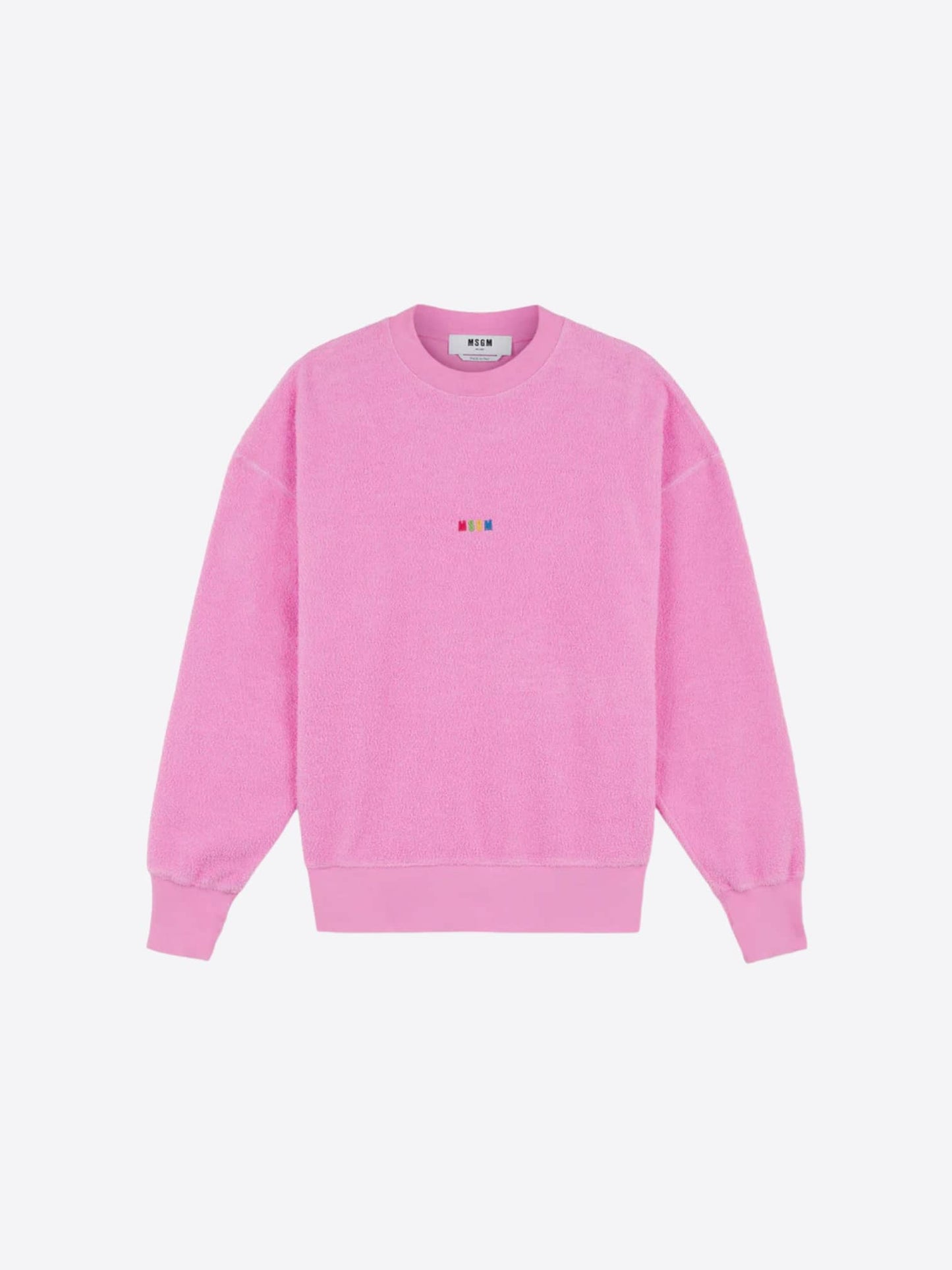 sudadera con micrologo arcoíris