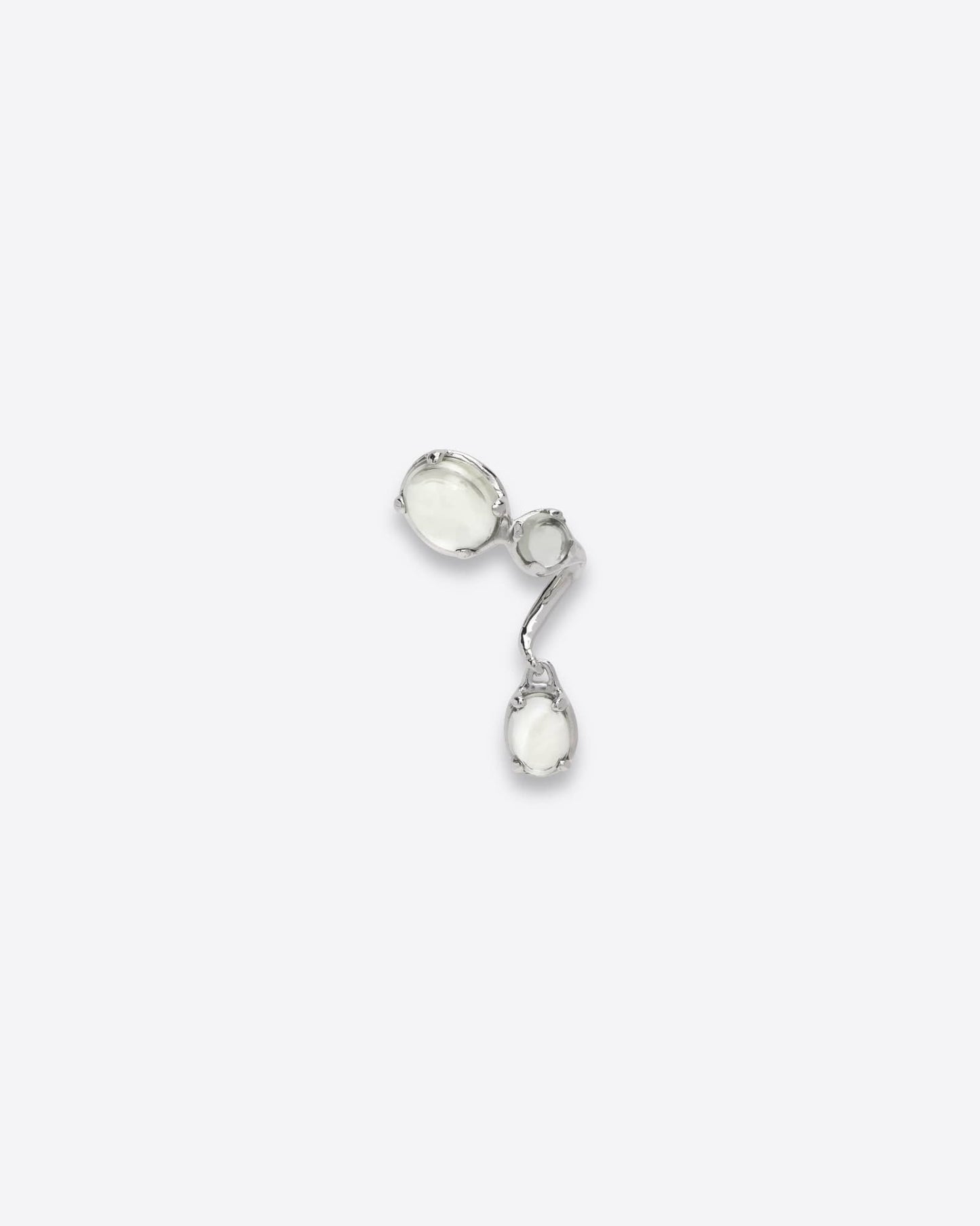 Clear Drip Earring R