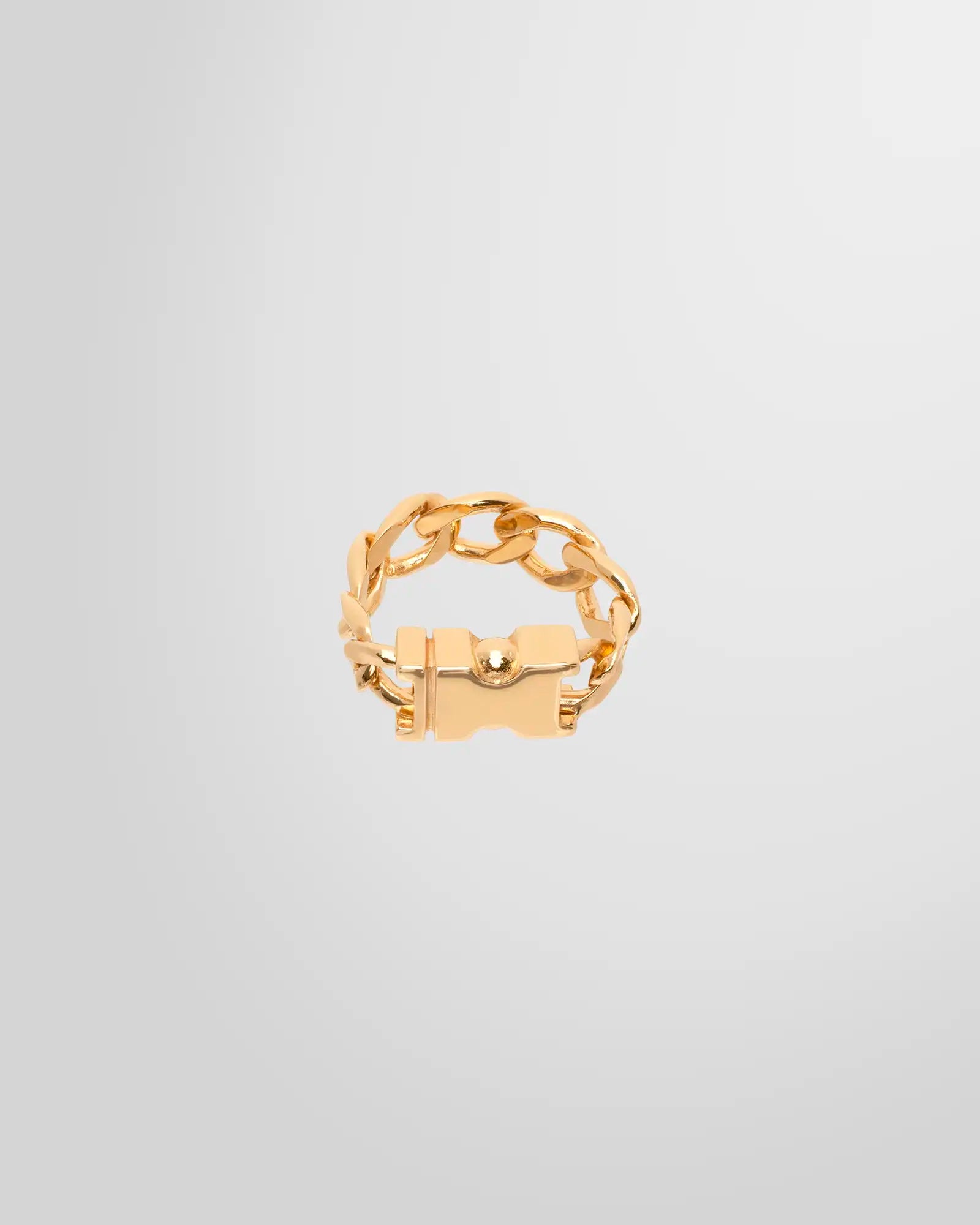 Alan Crocetti Gold Maxi Unity Curb Chain Ring