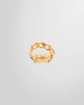 Alan Crocetti Gold Maxi Unity Curb Chain Ring
