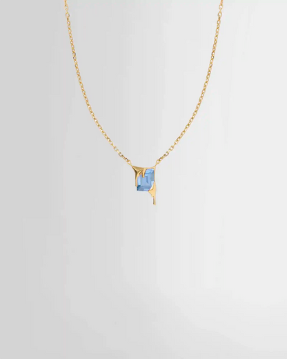 Alan Crocetti Mini Melt Gold Necklace - Sky