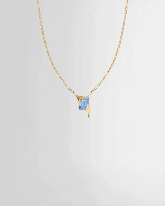 Alan Crocetti Mini Melt Gold Necklace - Sky