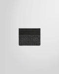 Casablanca Black Leather Embossed Card Holder