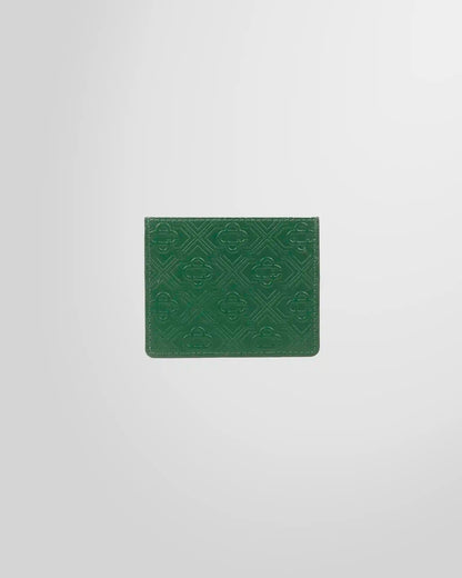 Casablanca Green Leather Card Holder