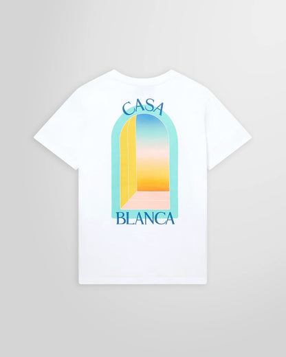 Casablanca L'Arc Coloré white T-Shirt