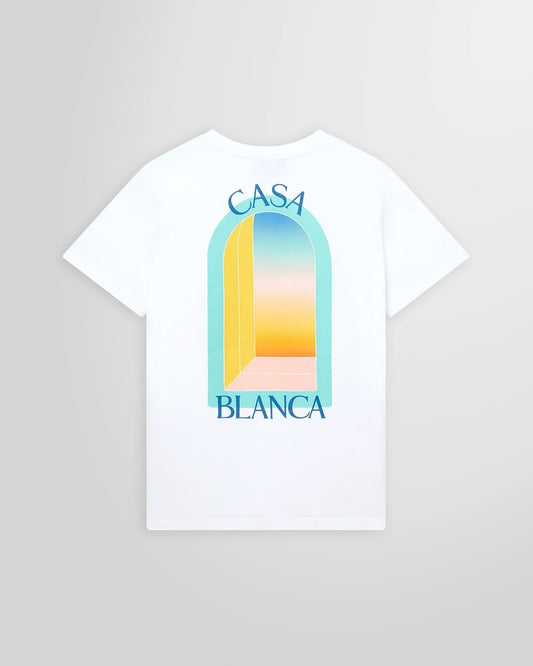 Casablanca L'Arc Coloré white T-Shirt