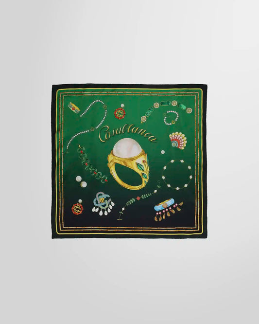 Casablanca La Boite A Bijoux Large Silk Scarf
