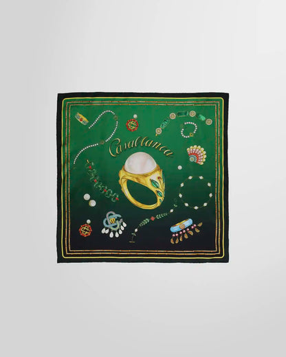 Casablanca La Boite A Bijoux Large Silk Scarf