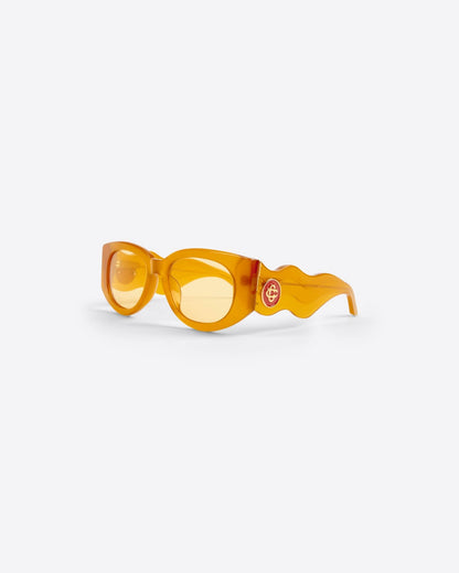 Casablanca Orange Memphis Sunglasses SS23