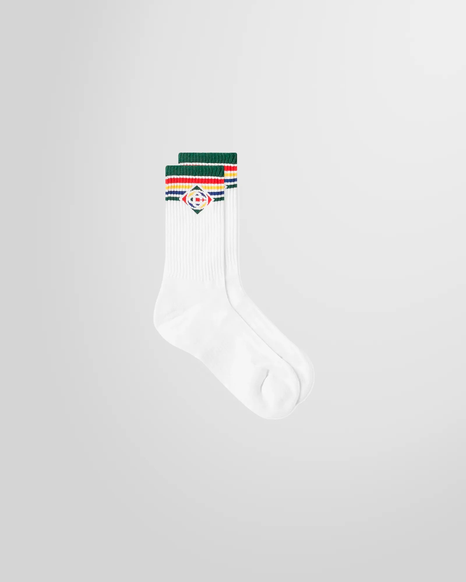 Casablanca Rainbow Logo Stripe Sport Sock