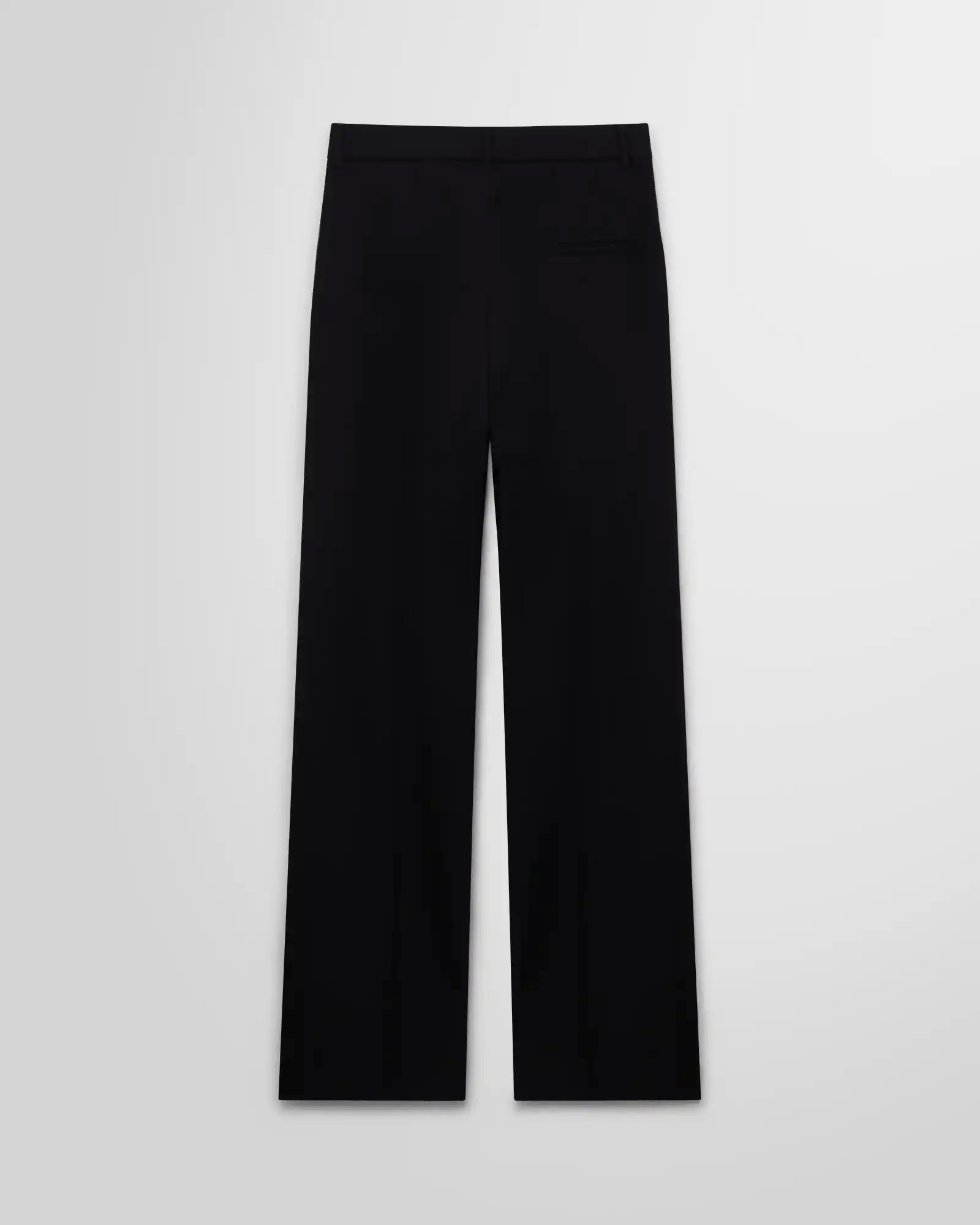 Casablanca Straight Leg Black Wool Trousers