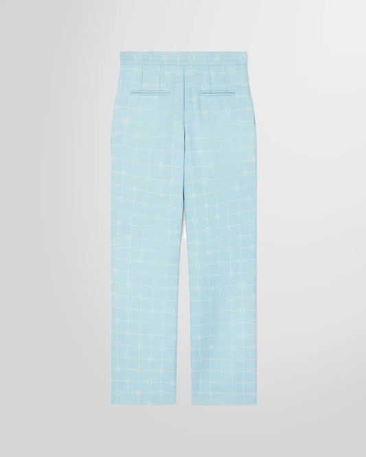 Casablanca Straight Leg Trousers Blue