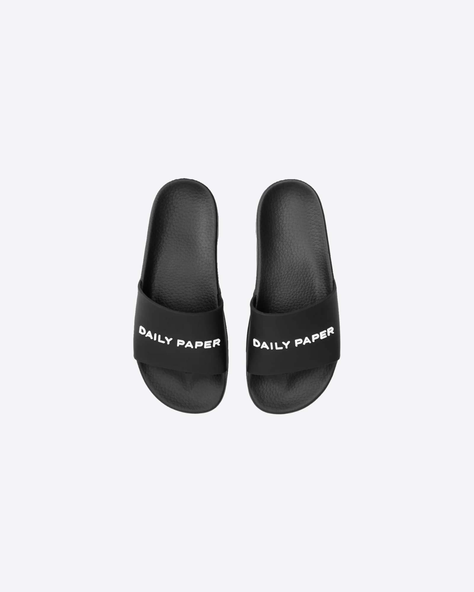 Daily Paper Black Reslider Logo Sandals SS23