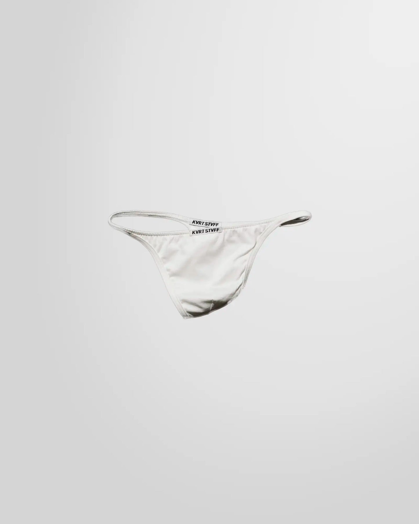 KVRT STVFF Off-White Unfinished Thong
