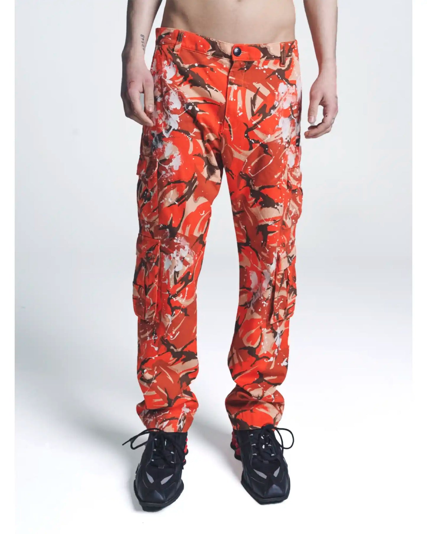 Martine Rose Orange Cargo Trouser