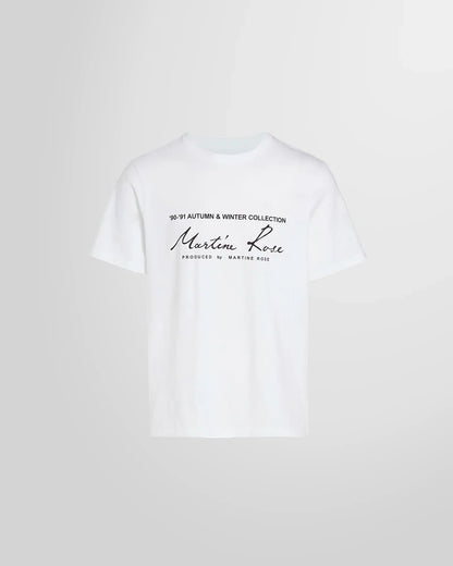 Martine Rose White Classic T-Shirt