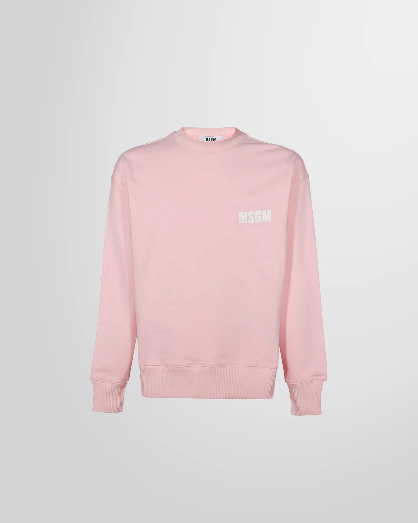 Msgm Light Pink Printed Sweatshirt