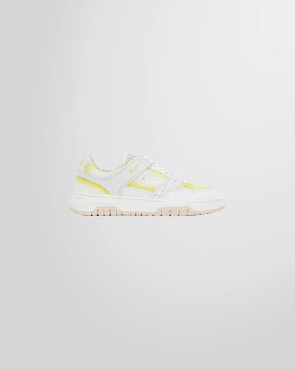 Msgm White _ Yellow AirBrush Sneakers