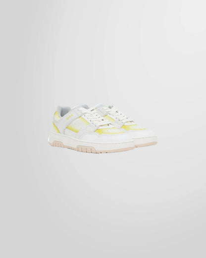 Msgm White _ Yellow Sneakers