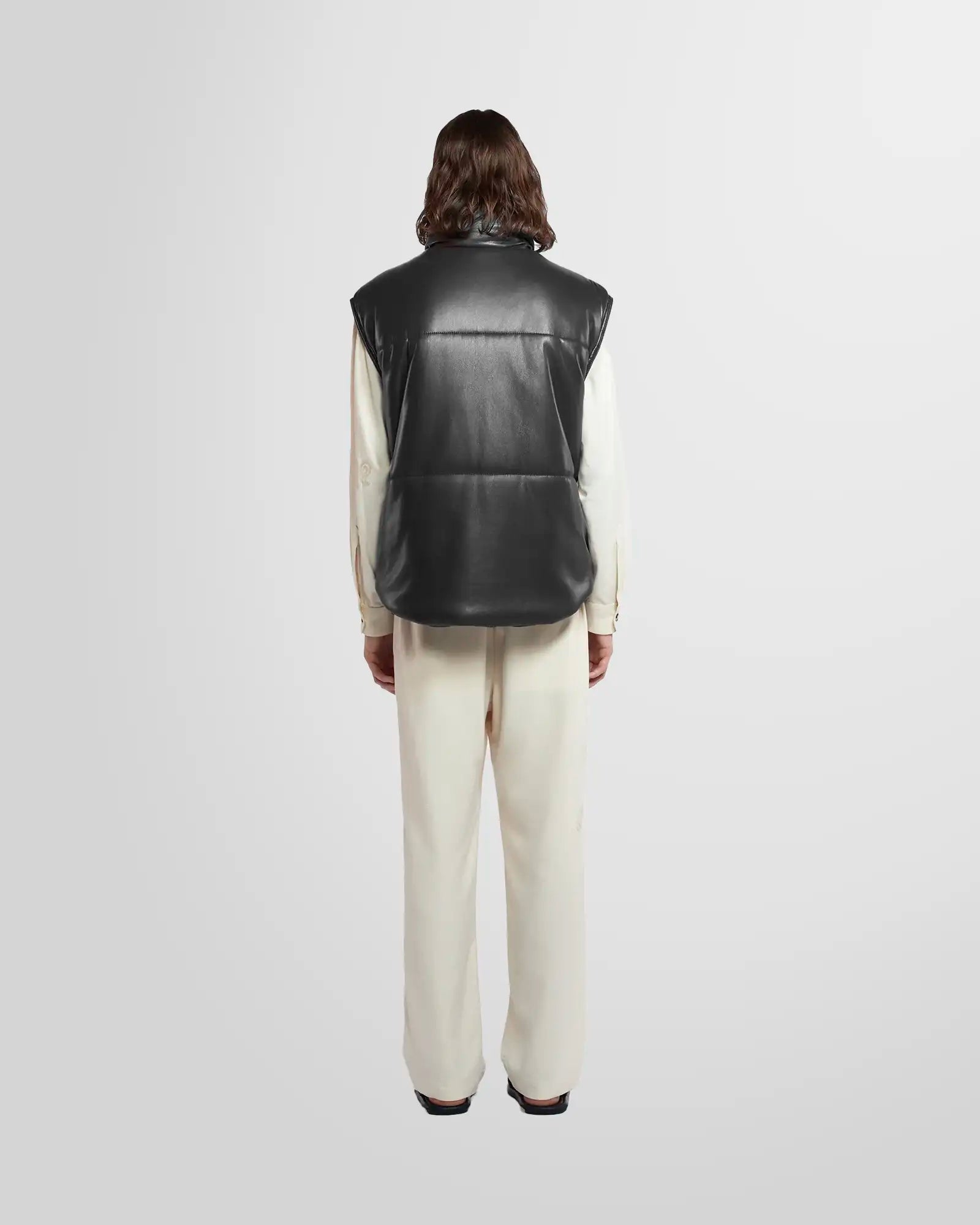 Nanushka Jovan Alt-Leather Gilet | HOMME+ Ibiza menswear store Men