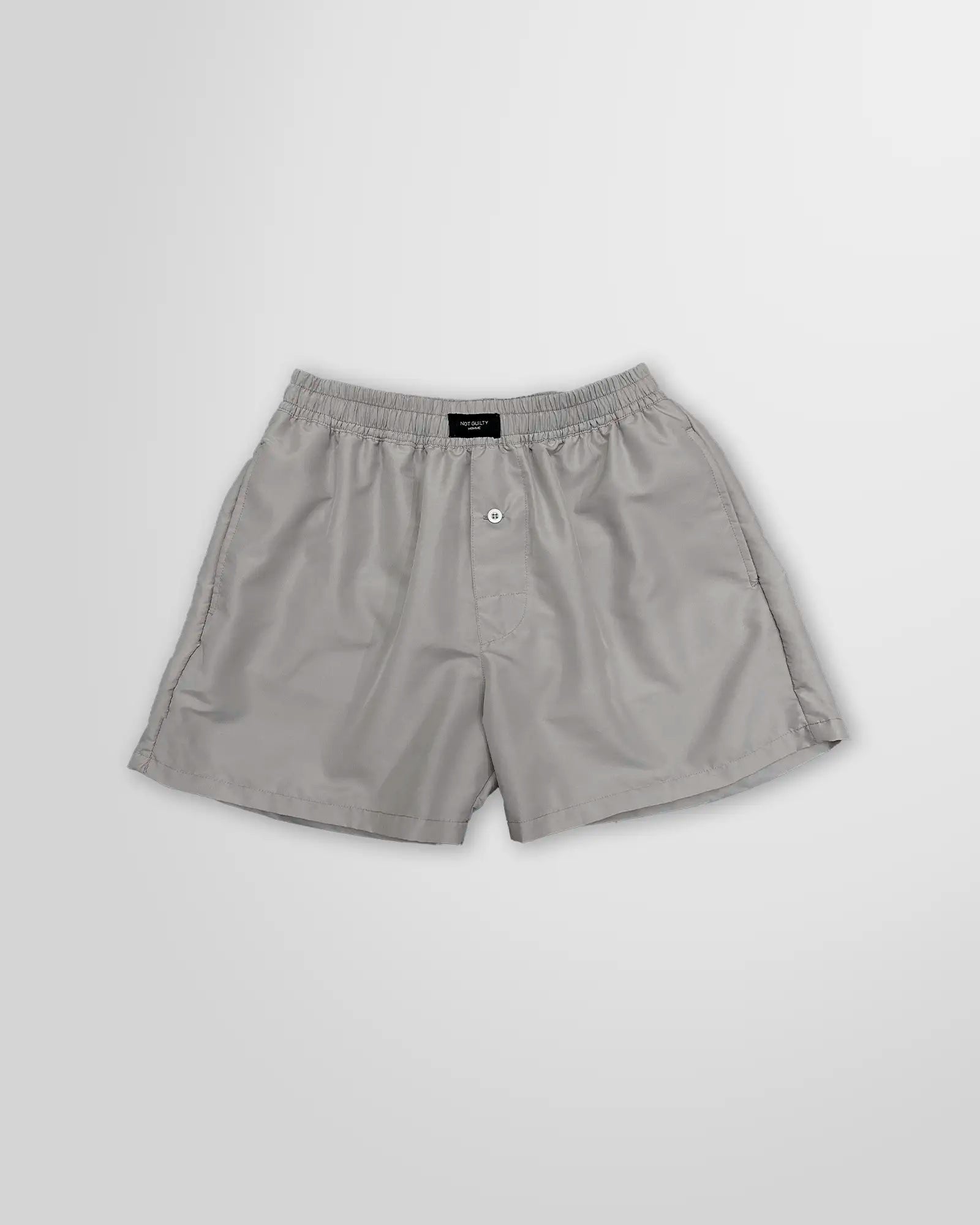 Not Guilty Homme Black Boxer Swim Shorts in Nylon