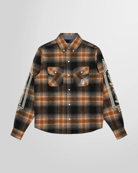 Front view of the Billionaire Boys Club Check Shirt