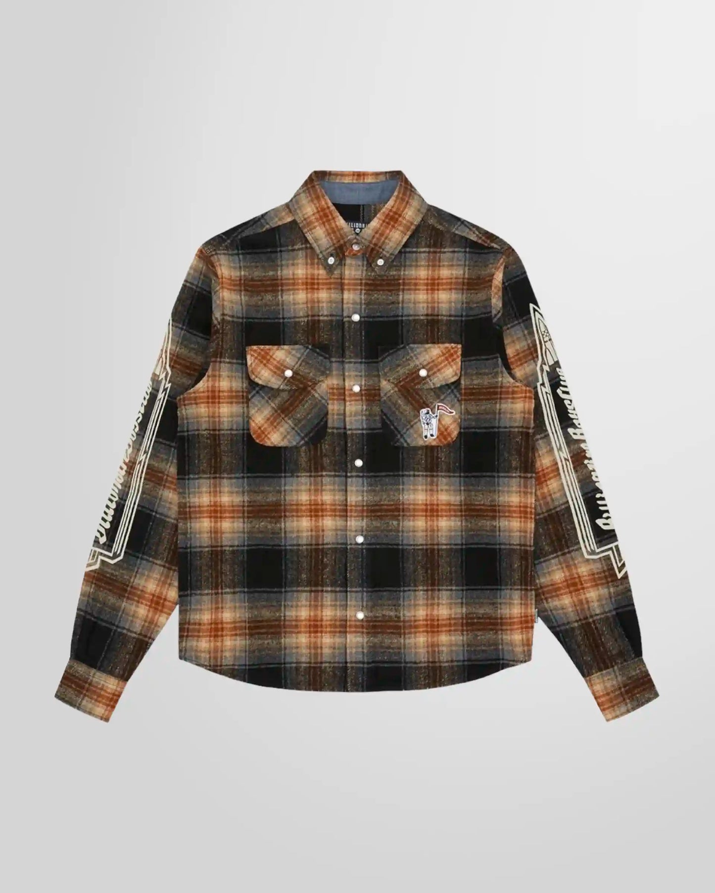 Front view of the Billionaire Boys Club Check Shirt