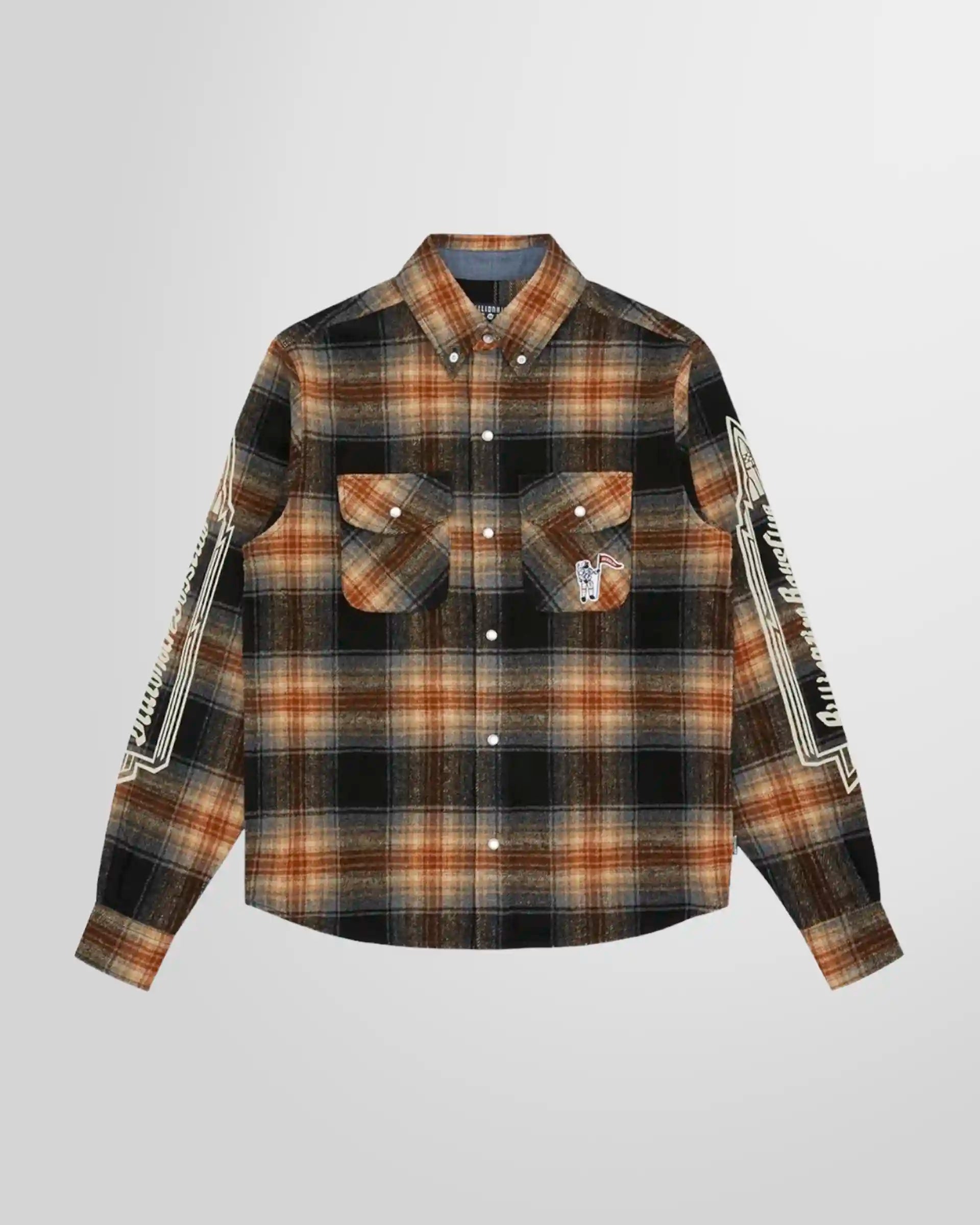 Front view of the Billionaire Boys Club Check Shirt