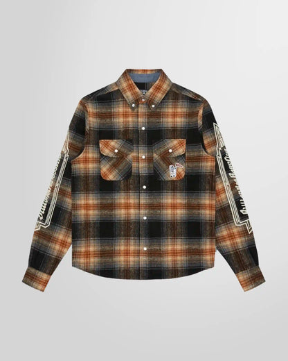 Front view of the Billionaire Boys Club Check Shirt