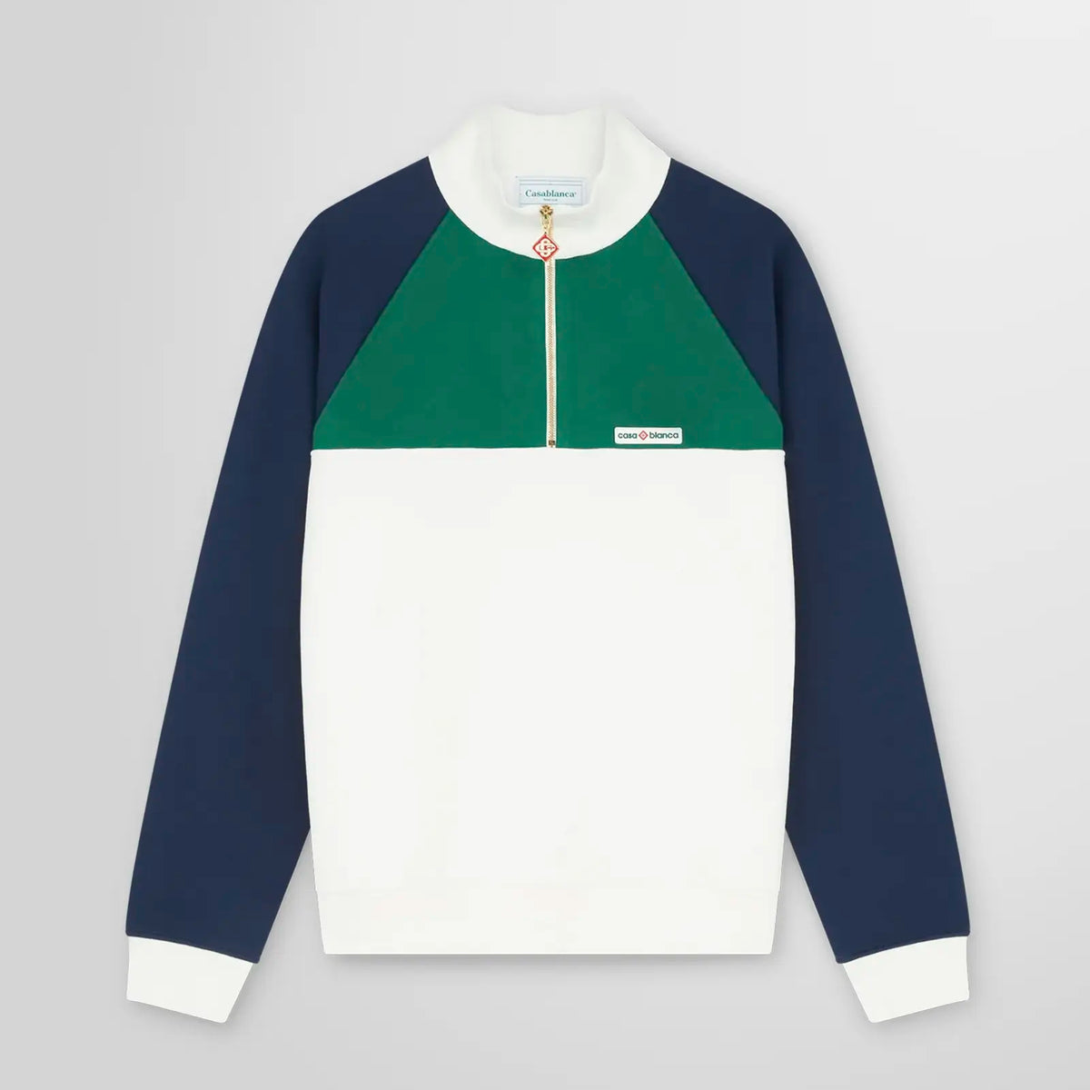 スウェット・トレーナー CASABLANCA ZIP SWEATSHIRT. Casablanca Quarter Zip Sweatshirt | Designer Men's