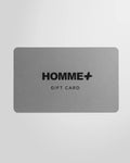 HOMME+ digital gift card hero image for online gifting.