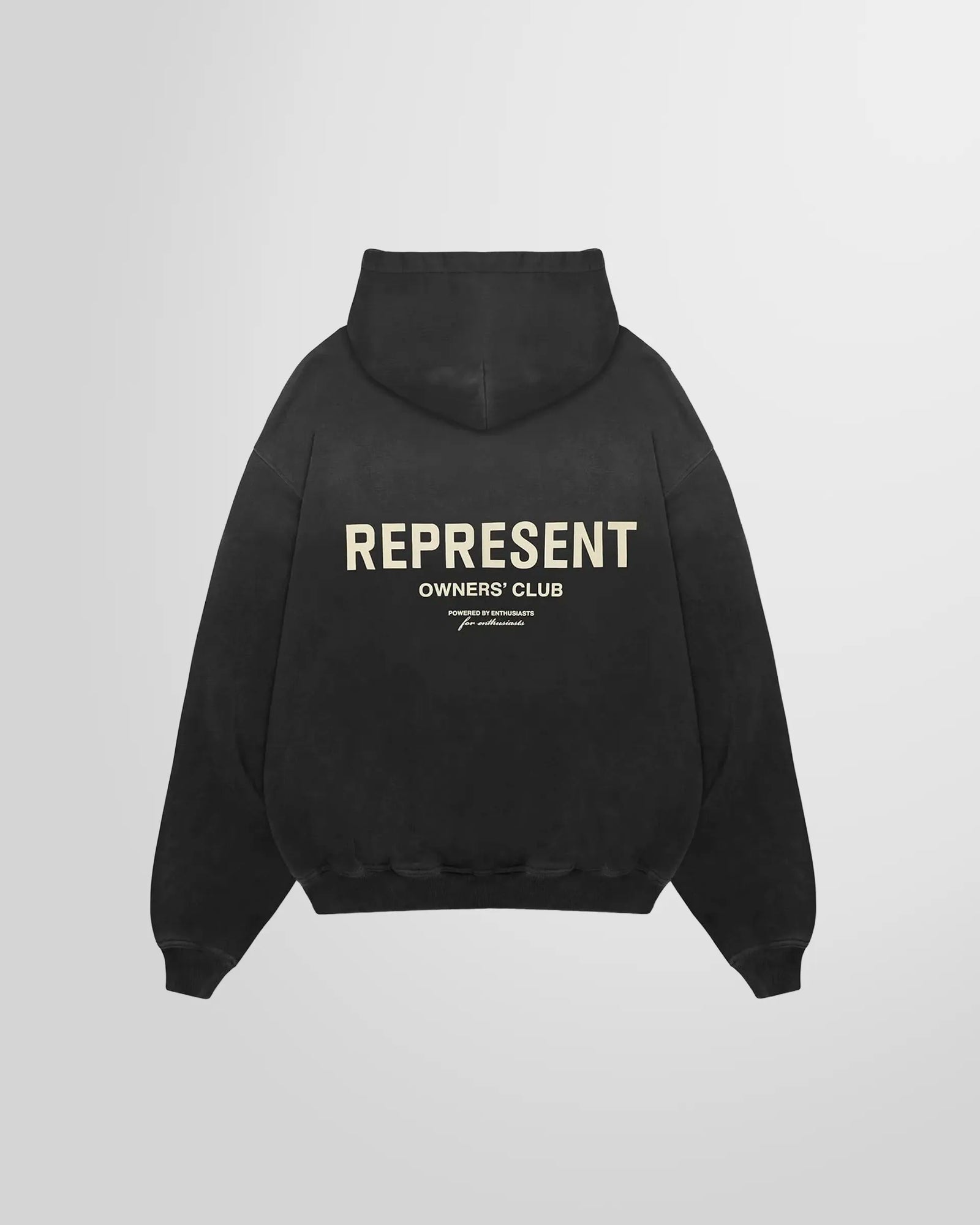 Represent Owners Club Hoodie Aged Black