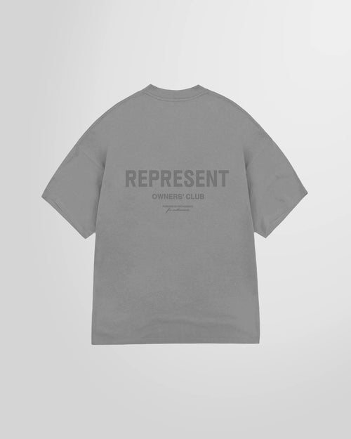 Back view of the Represent Owners Club T-Shirt, displaying the large high-build branding.