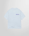 Front view of the Represent Showcasing T‑Shirt in Cloud with small script logo at chest.