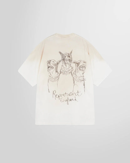 Back view showing the hand‑drawn Thoroughbred graphic on the reverse.