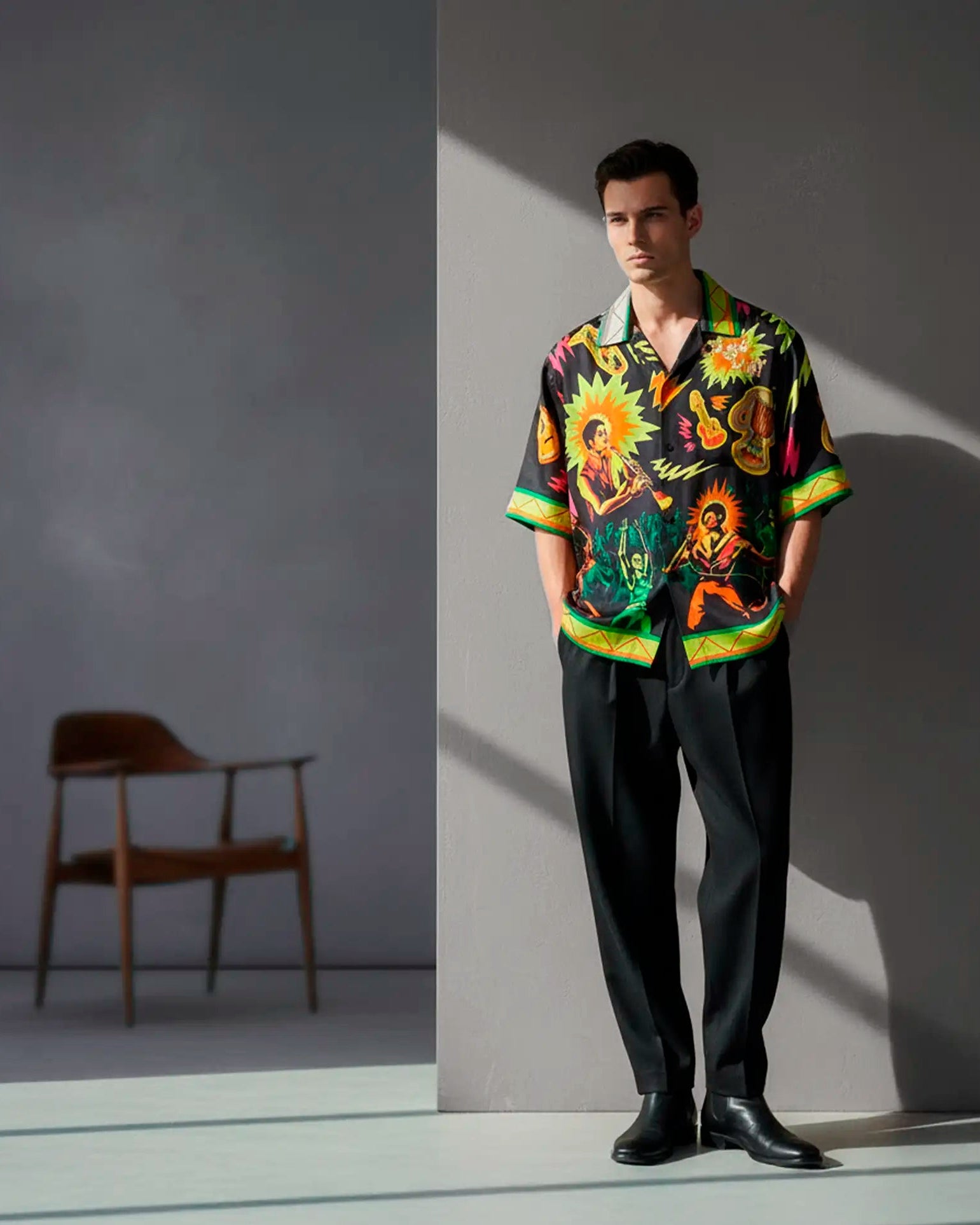 THE CREATIVE collection hero showcasing artistic menswear with rich textures.