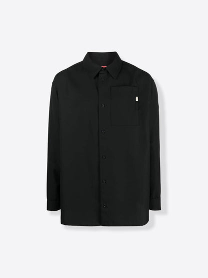 032c Black Tailored Button-Up Longsleeve