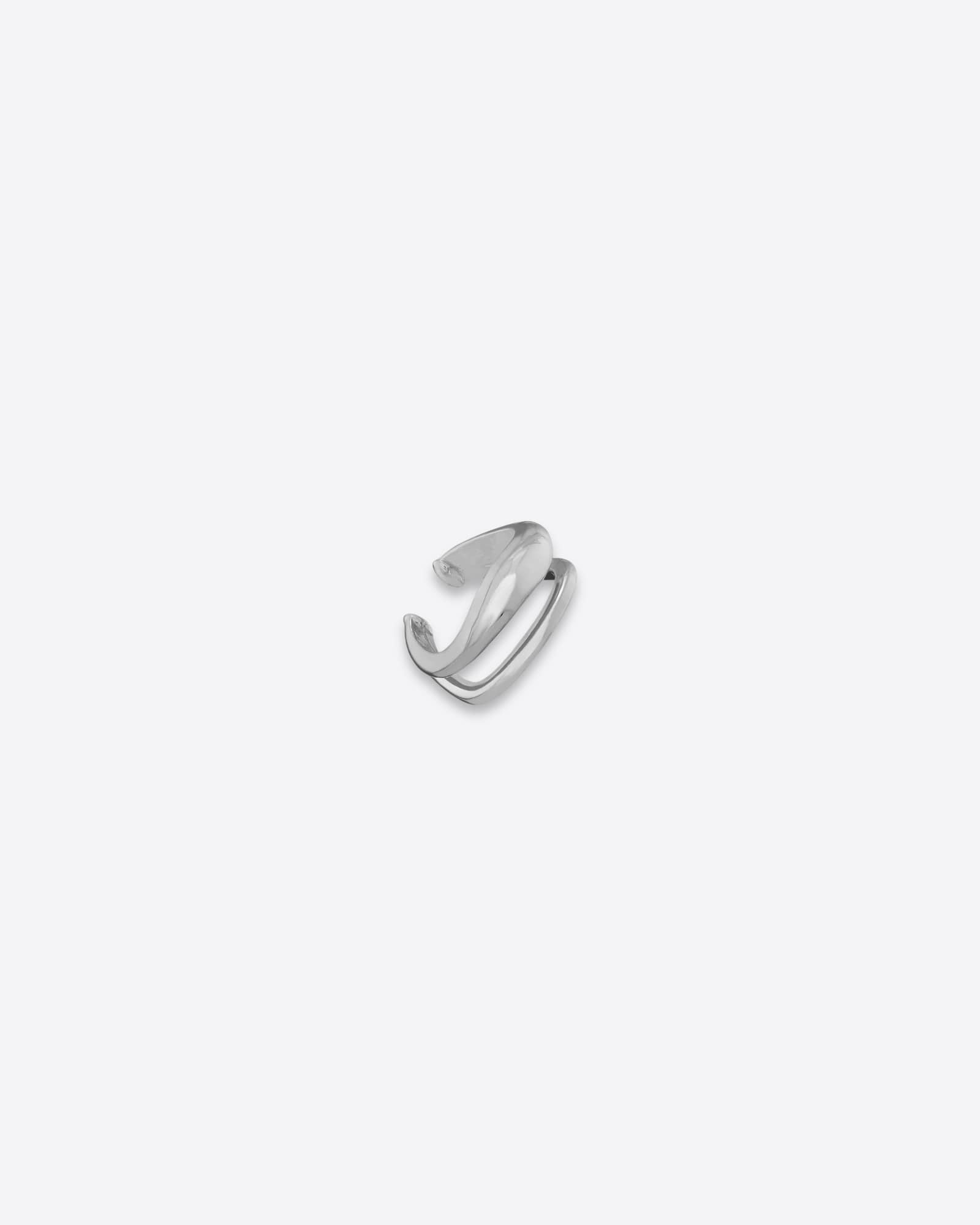 Alan Crocetti Acme Hoop Ear Cuff Silver