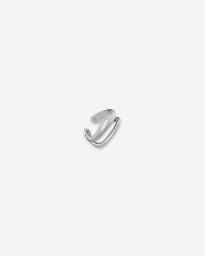 Alan Crocetti Acme Hoop Ear Cuff Silver