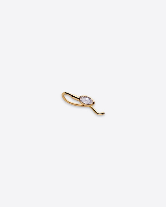 Alan Crocetti Gold Nano Lucky One Earring Cuff